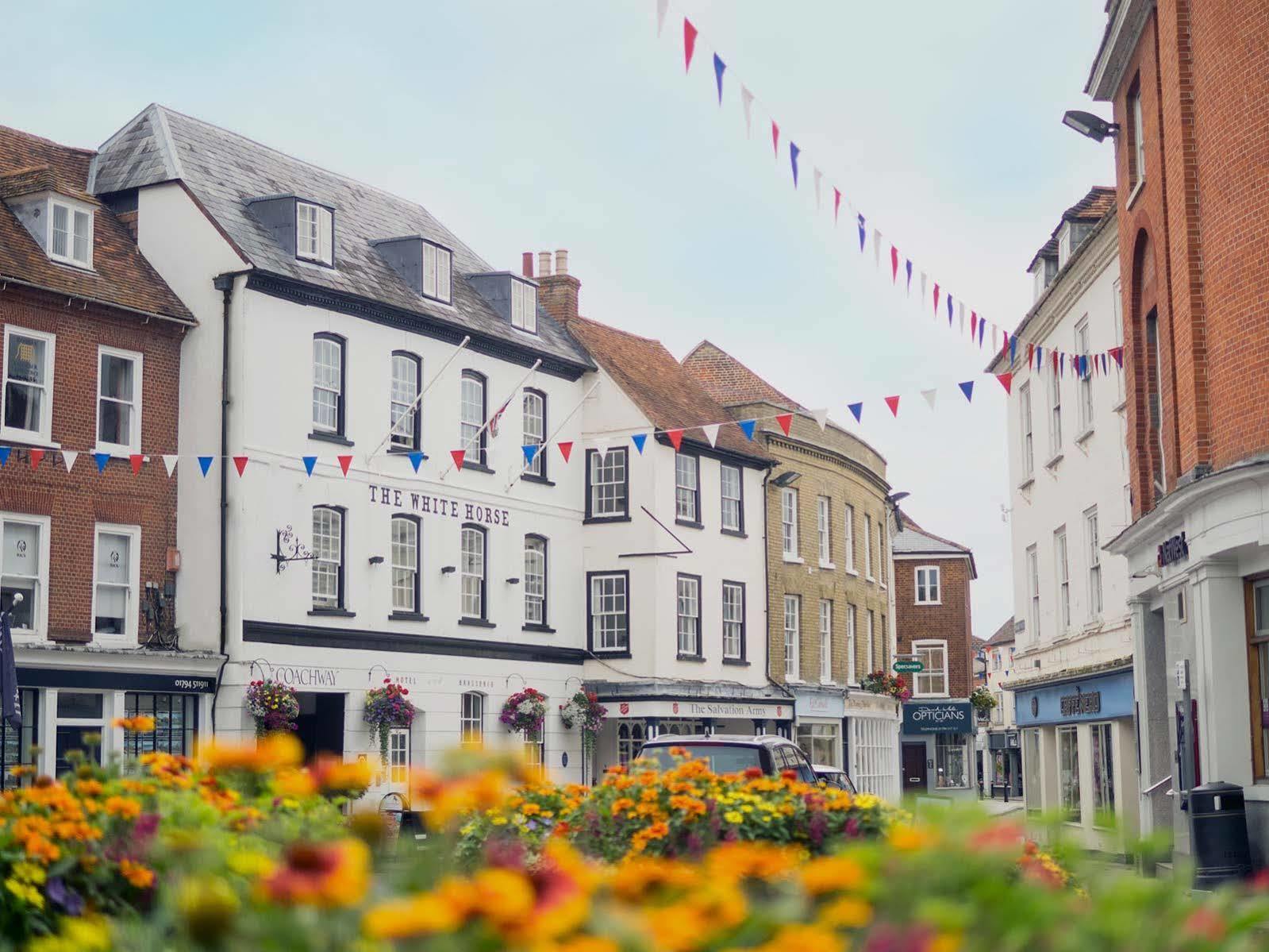 The White Horse Hotel, Romsey, Hampshire Extérieur photo
